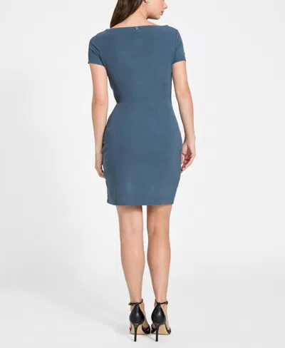 Guess Women's Short-sleeve Boat Neck Milena Mini Dress