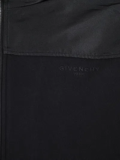 Givenchy 4g Jacquard Windbreaker Jacket In Black
