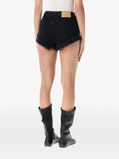 Isabel Marant Étoile Isabel Marant Eneidala Denim Shorts In Black
