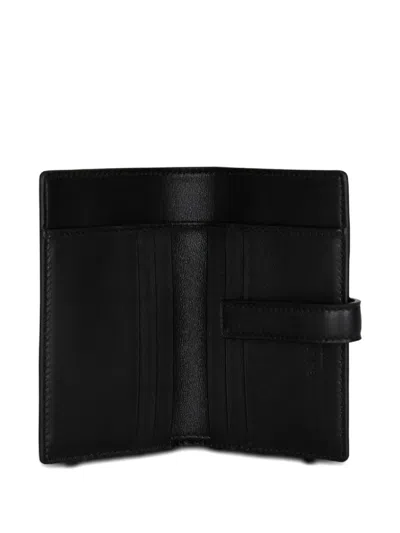 Balmain Pulse Holder Monogram Jacquard Card Holder In Black