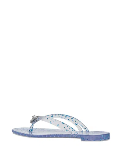 Casadei Embellished Flip-flops In White
