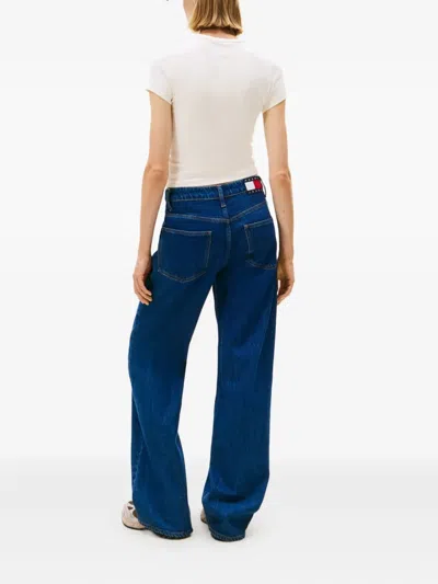 Tommy Jeans Logo Patch Jeans In Blue