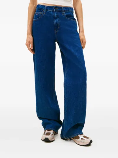 Tommy Jeans Logo Patch Jeans In Blue