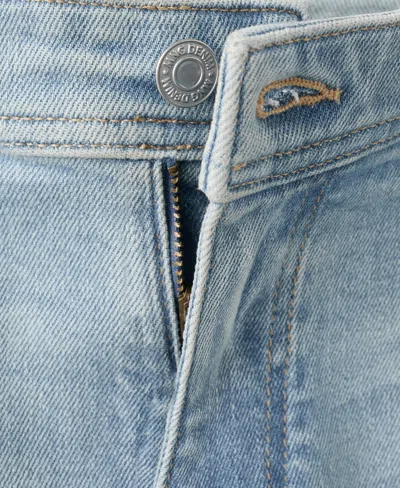 Mango Men's Jan Slim-fit Frayed Effect Jeans In Blue