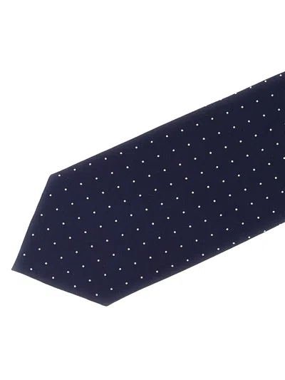 MICRO POLKA-DOT SILK TIE