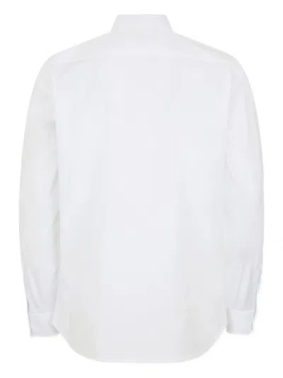 Dsquared2 Stretch Cotton Shirt In White