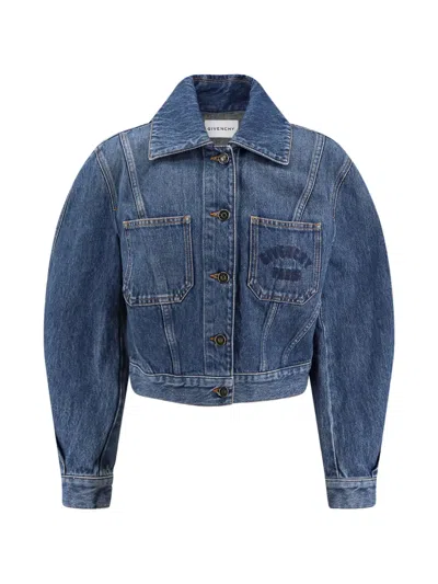 Givenchy Jean Paul Gaultier Multicolor The Yellow Butterfly Polyamide Cardigan In Blue