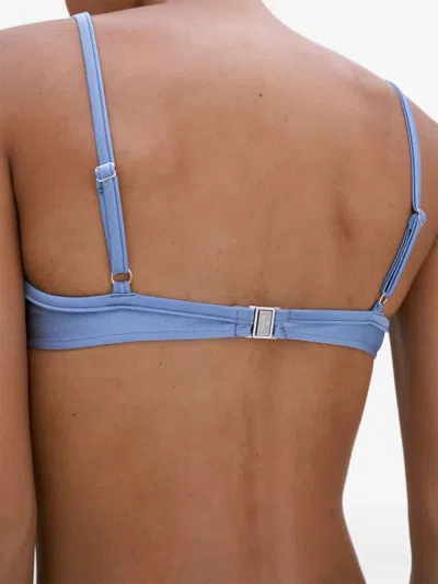 Filippa K Underwire Bikini Top In Blue