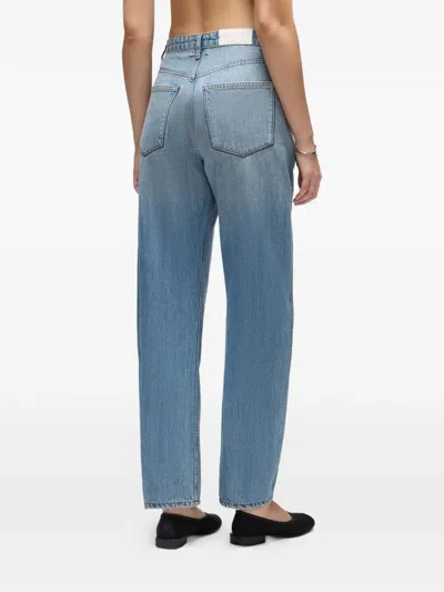 Re/done Patch-pocket Trousers In Blue