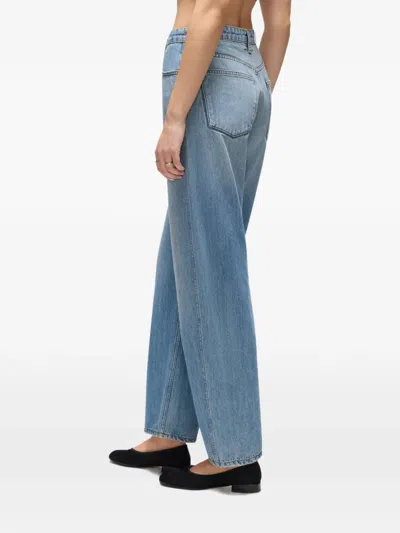 Re/done Patch-pocket Trousers In Blue