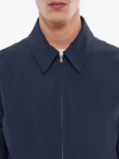 Fursac Classic-collar Jacket In Blue