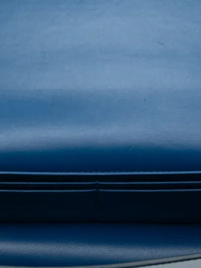 Pre-owned Prada Vitello Move 搭链斜挎钱包（2013-2025年典藏款） In Blue