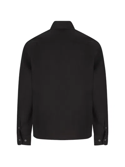 Massimo Osti Studio Patch-pocket Shirt In Black
