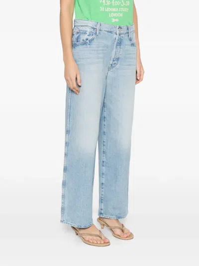 Mother Five-pocket Belt-loop Jeans In Blue