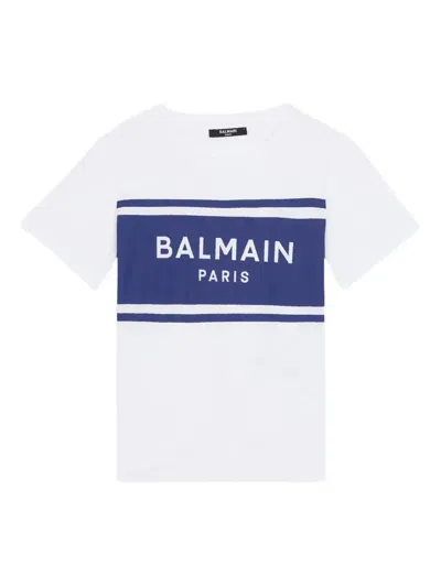 Balmain Logo-print T-shirt In White