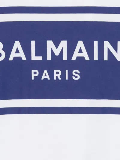 Balmain Logo-print T-shirt In White