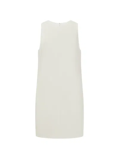 Stella Mccartney Floral Embroidered Sleeveless Mini Shift Dress In Green