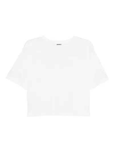Michael Kors Logo-embossed T-shirt In White