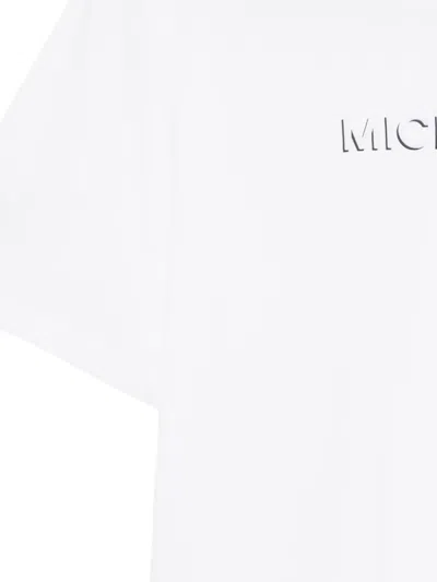 Michael Kors Logo-embossed T-shirt In White