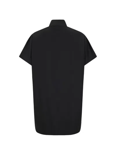 Moorer Double-breasted Overcoat In Black
