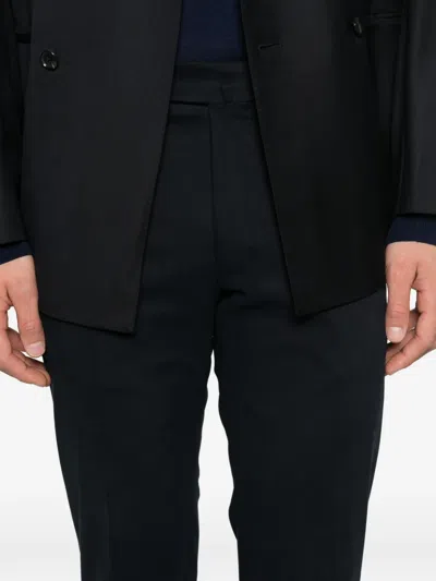 Slowear Belt-loop Trousers In Black