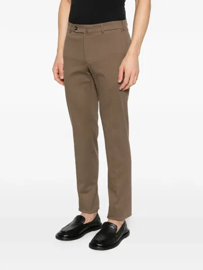 Slowear Button Trousers In Brown