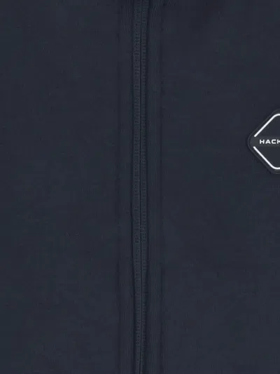 LOUNGE TRACK LOGO拉链条纹袖卫衣