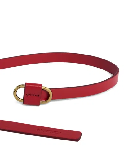 Dsquared2 O-ring Twin Belt In Red