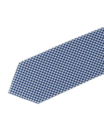 Tom Ford Star-jacquard Tie In Blue