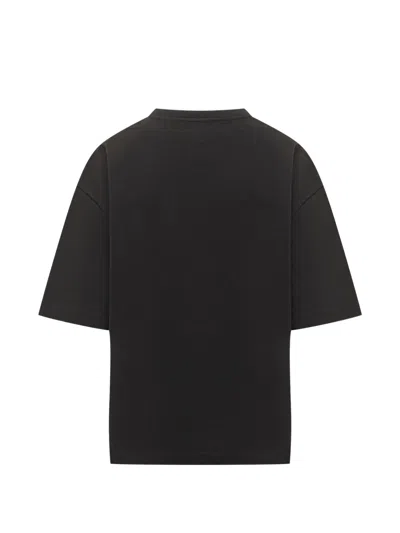 Amiri Logo-embroidered T-shirt In Black