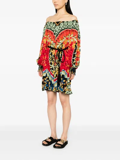 Alice And Olivia Artemis Mini Dress In Red