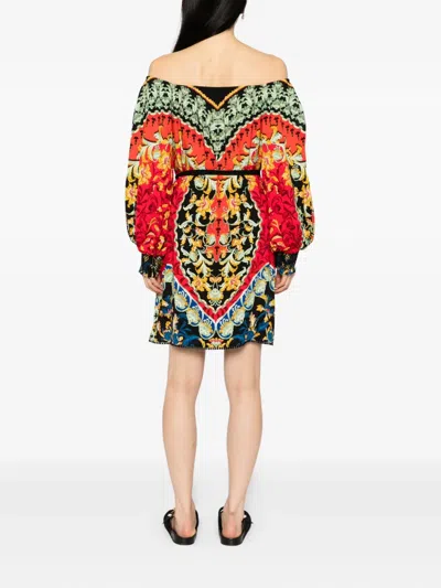 Alice And Olivia Artemis Mini Dress In Red