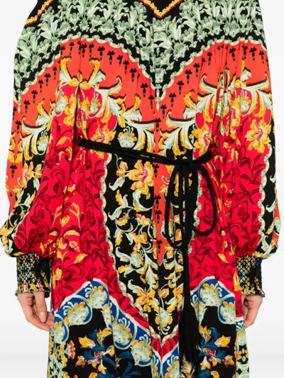 Alice And Olivia Artemis Mini Dress In Red