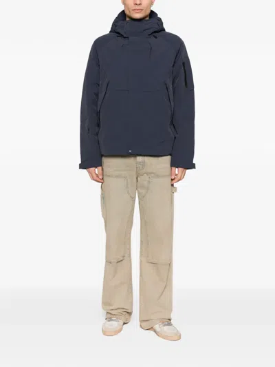 Jg1 Zip-up Hooded Jacket In Blue