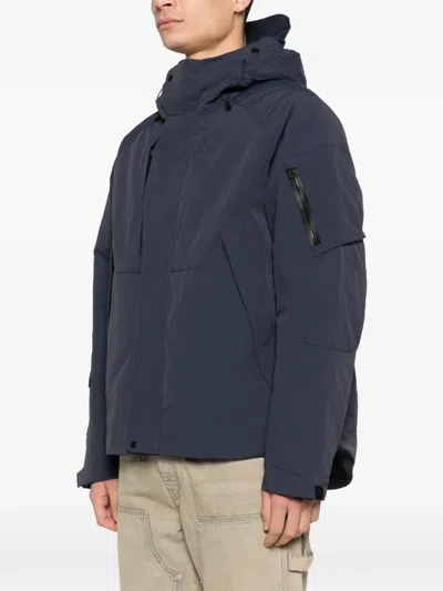 Jg1 Zip-up Hooded Jacket In Blue