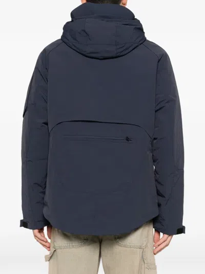Jg1 Zip-up Hooded Jacket In Blue