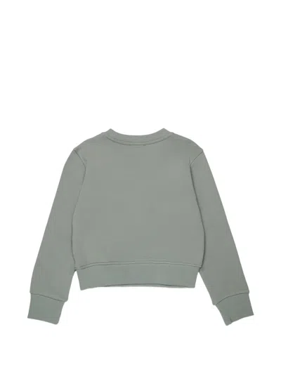 Diesel Script Sweatshirt In Green