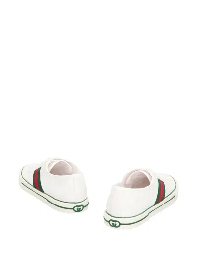 Gucci Fabric Upper And Rubber Sole Sneaker In White