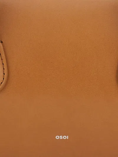 Osoi Mini Boat Wide Shoulder Bag In Brown