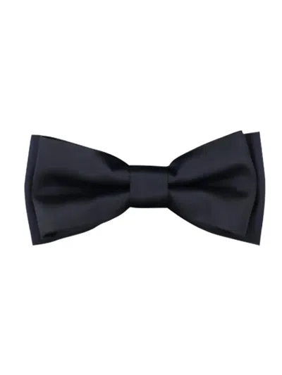 Eleventy Blue Bow Tie In Brown