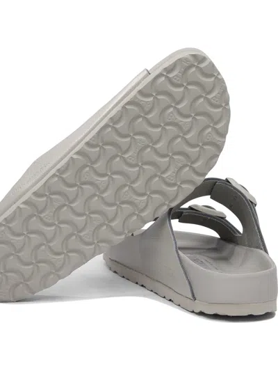 Birkenstock Arizona Exquisite Natural Leather Sandals In Gray