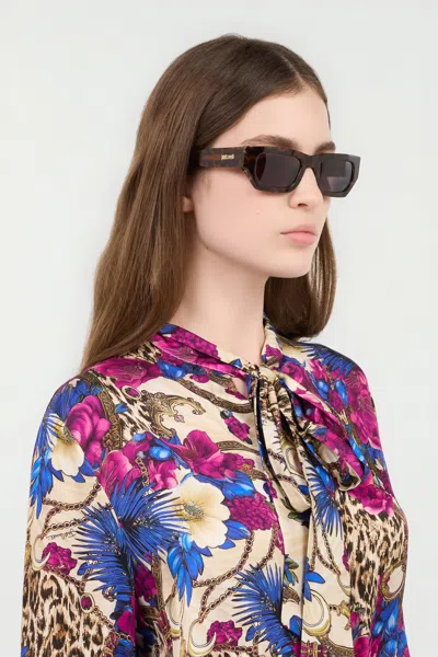 Roberto Cavalli Rectangular Frame In Black