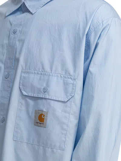 Carhartt Irwin Oversized Shirt In Blue