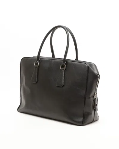 Prada Saffiano Business Bag In Pattern