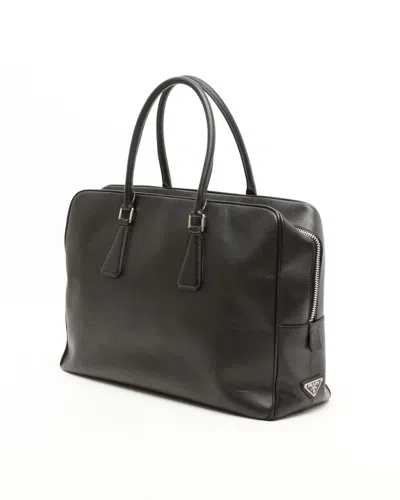 Prada Saffiano Business Bag In Pattern