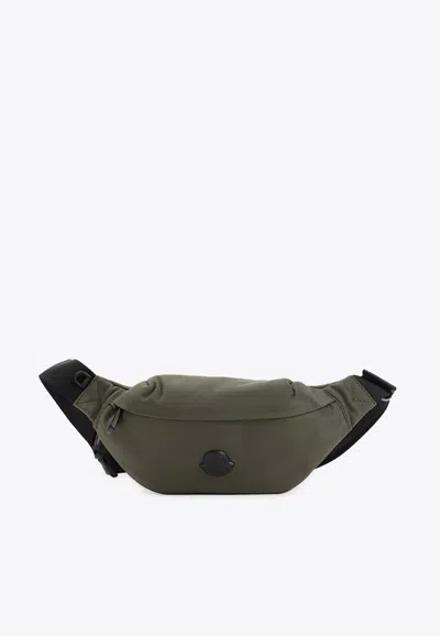 Moncler Durance Small Belt Bag Adjustable Strap In Green