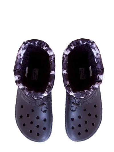 Crocs Tye Dye Lined Boot In Multi