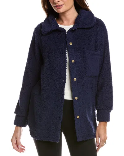 Honeydew Cozy Night Button Up Shirt In Blue