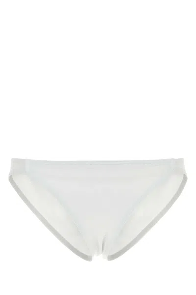 Eres Stretch Nylon Bikini Bottom In White