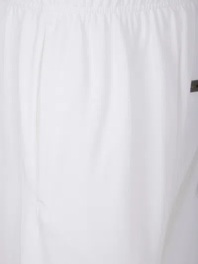 Essentials Drawstring Track Pants In White